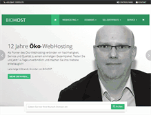 Tablet Screenshot of biohost.de